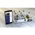 ADAX NEO WiFi L 08 KWT fűtőpanel 800W, fekete