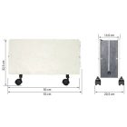 ClimaSTAR OPTIMUS fűtőpanel 1600W, dark natura