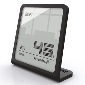 Stadler Form SELINA páratartalom mérő órával, fekete