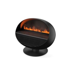   Stadler Form Erik Fűtőventilátor-Aroma diffúzor-Látvány kandalló- Fekete